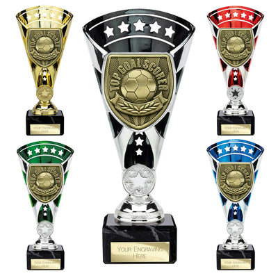 Cobra Star Cup Top Scorer Football Trophy Award 6 Colours