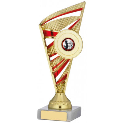 Gold Red Star Flash Multisport Trophy