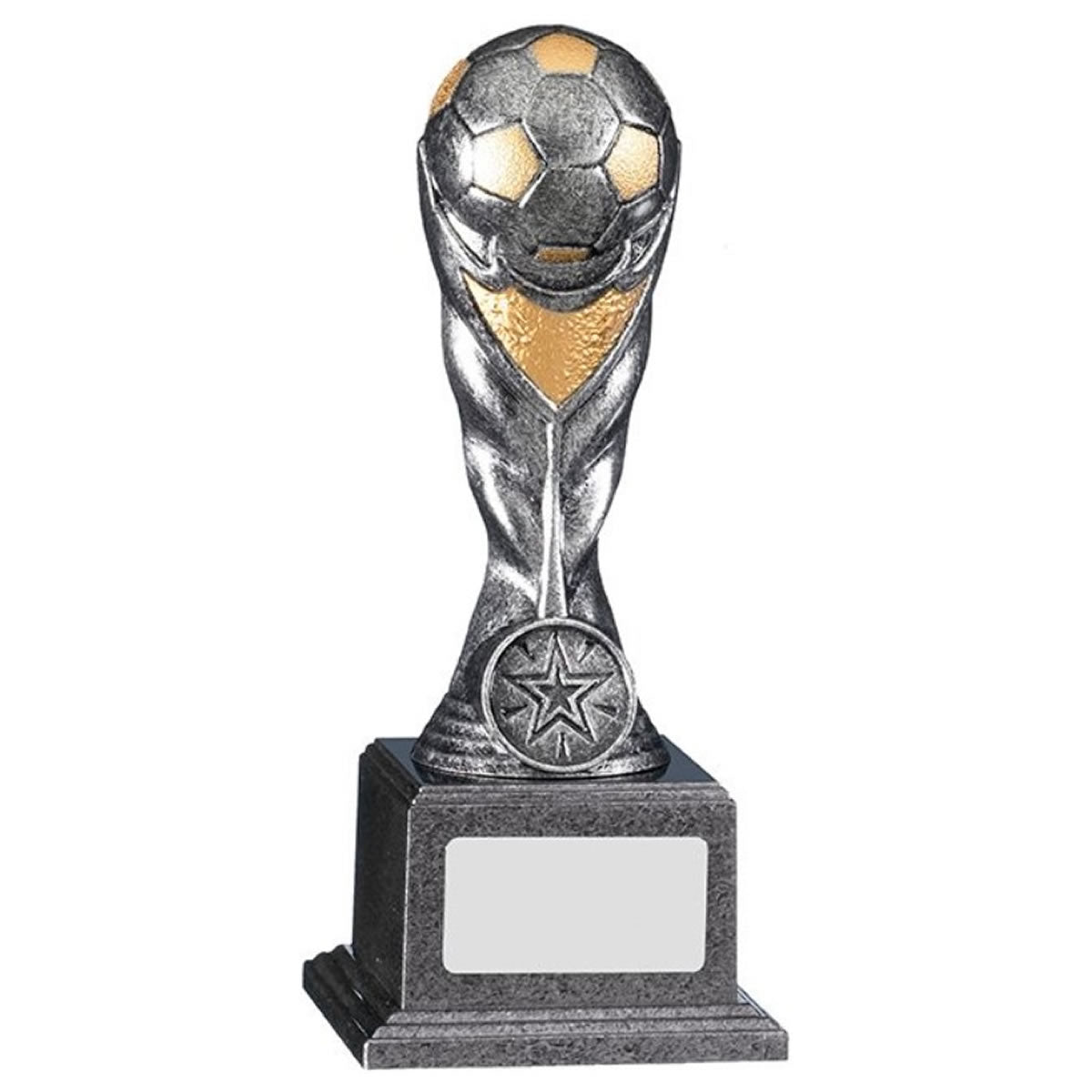 Football Ball Trophy Award - Silver