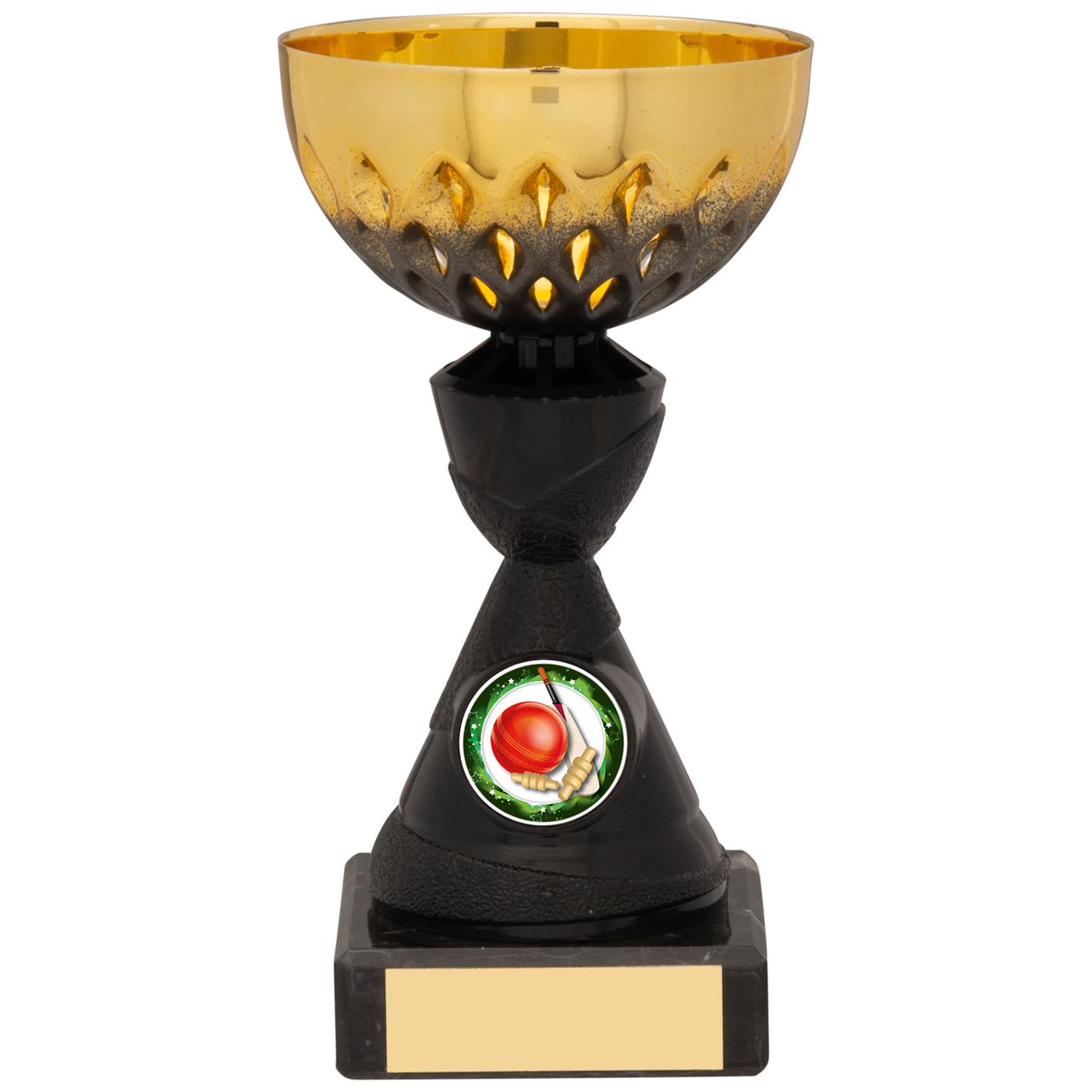 Cup Trophy in Black and Gold