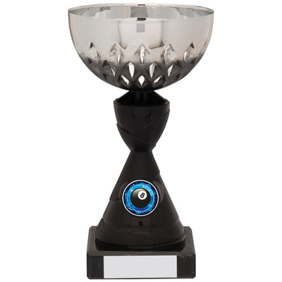 Cup Trophy in Black and Silver