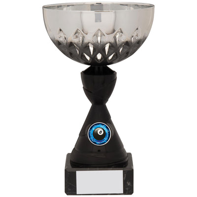 Cup Trophy in Black and Silver