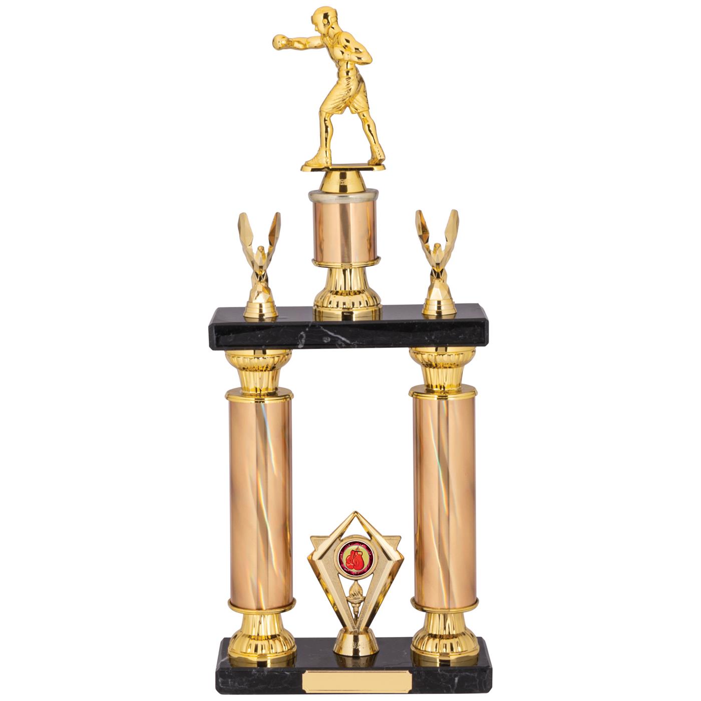 Boxing Tower Column Trophy Award