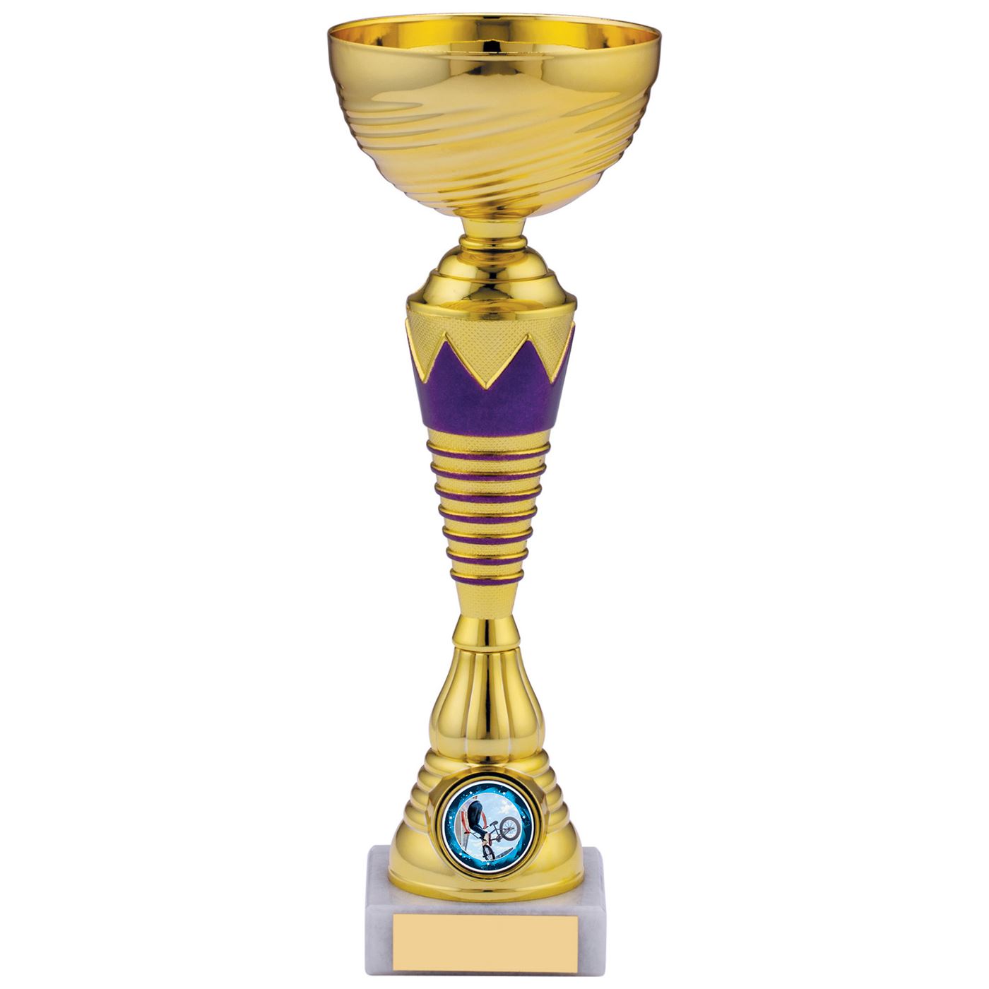 Regal Gold and Purple Trophy Cup