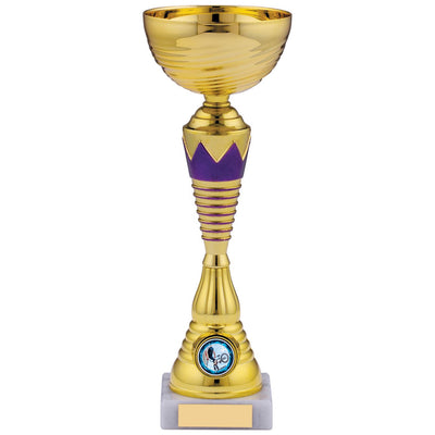 Regal Gold and Purple Trophy Cup