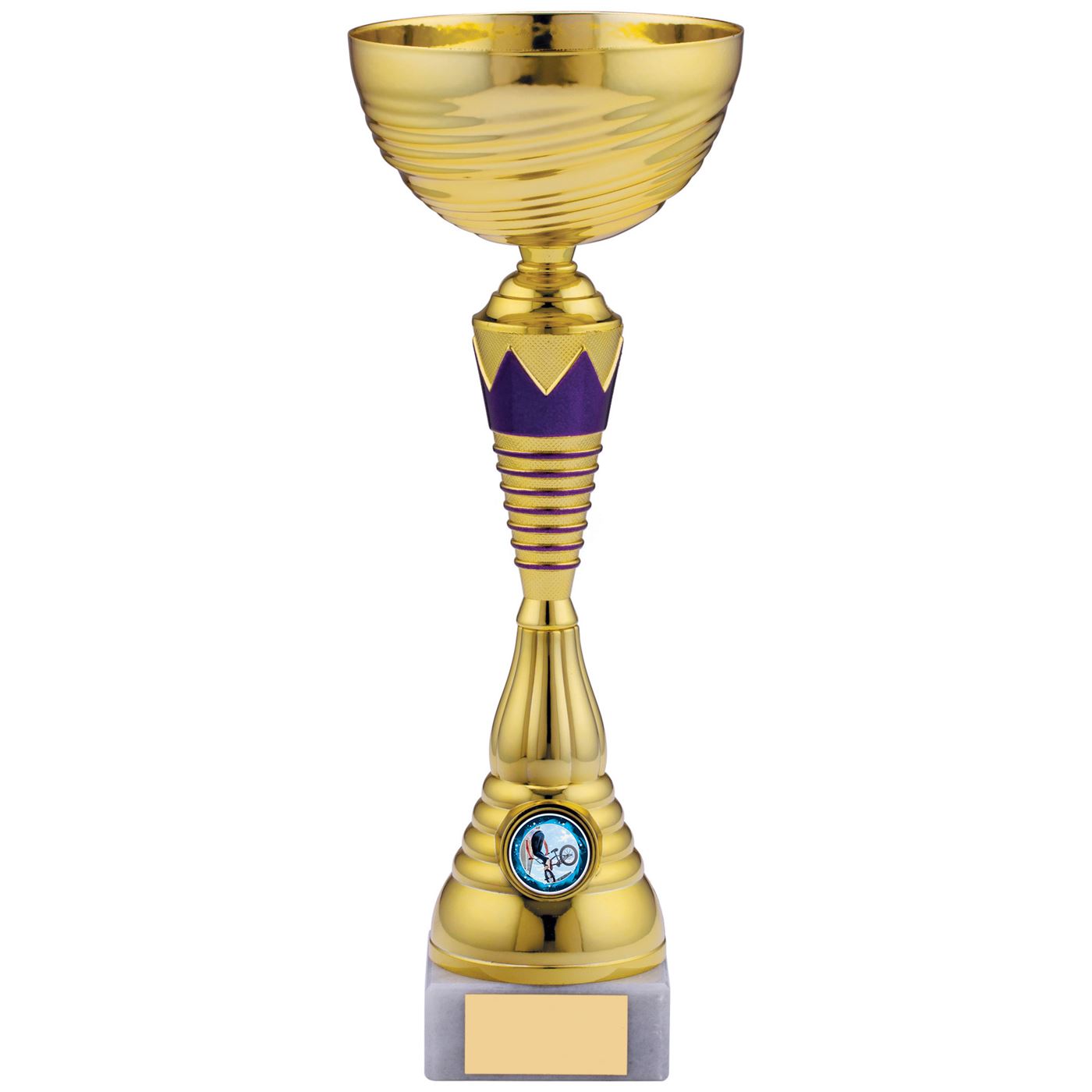 Regal Gold and Purple Trophy Cup