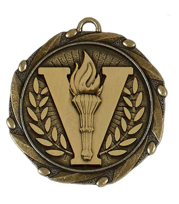 Combo Victory Medal Antique Gold 4.5cm