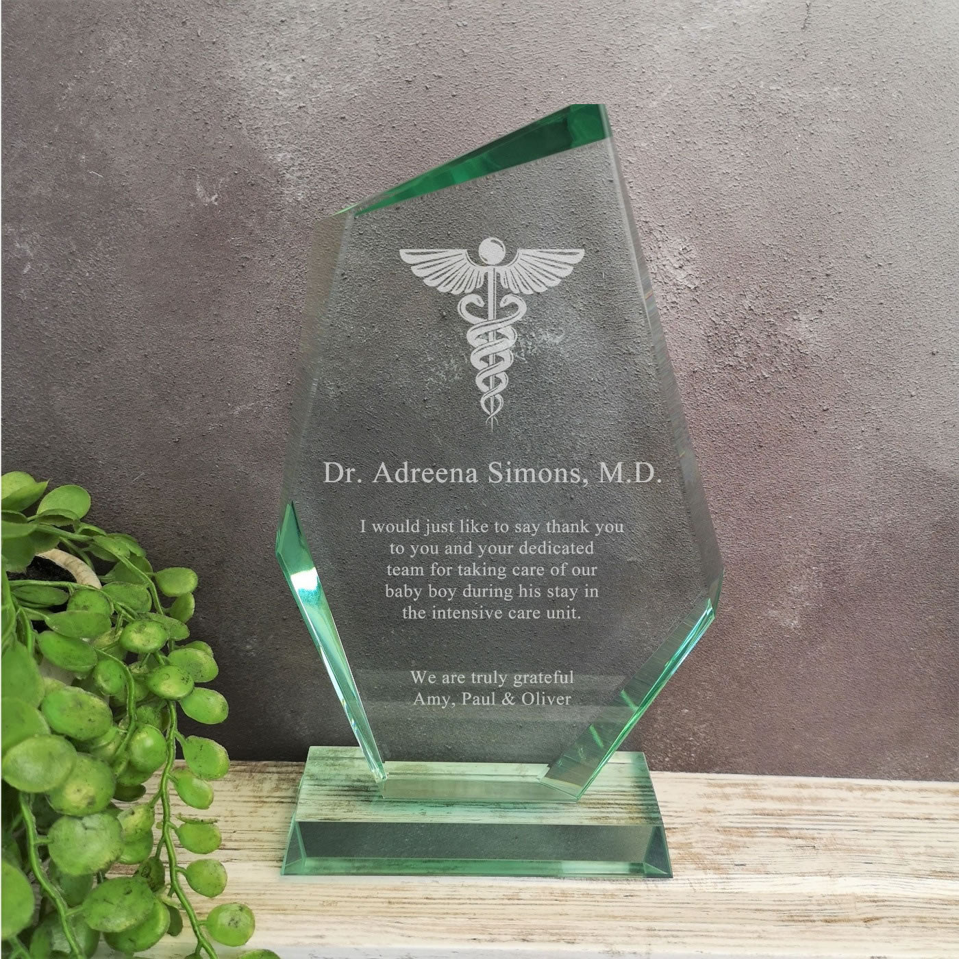 Innovate Thank You Doctor Glass Award