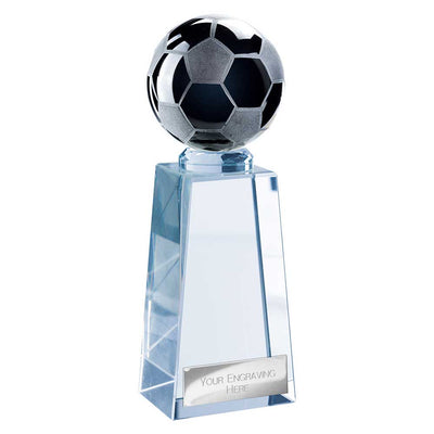 Cataclysm Football Glass Award Trophy