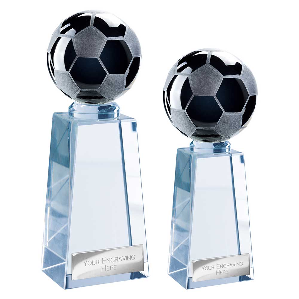 Cataclysm Football Glass Award Trophy