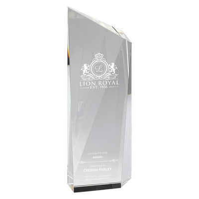 Glacier Peak Crystal Glass Award 