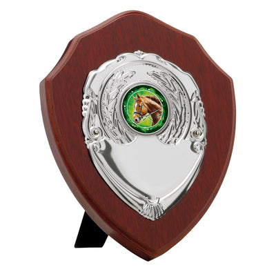 Mahogany Finish Shield Award