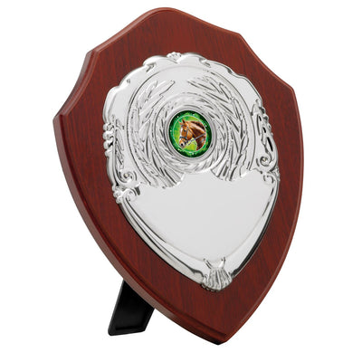 Mahogany Finish Shield Award