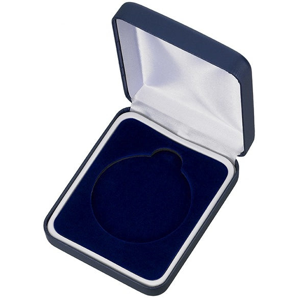 Blue Padded Medal Box 5cm or 6cm