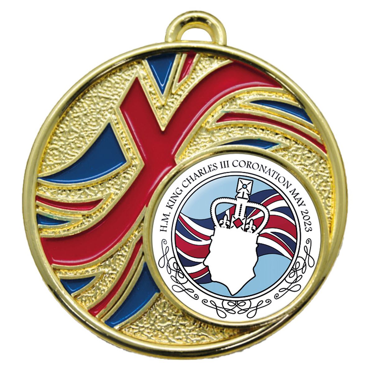 Union Flag Gold Medal - 50mm