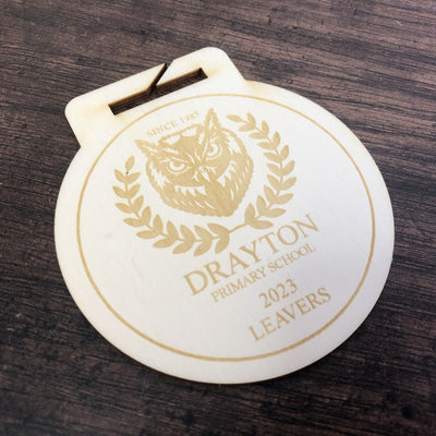 Personalised Wooden Medal