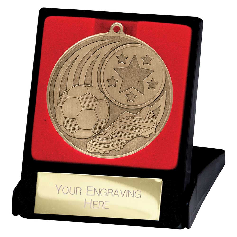 Iconic Football Medal Box 5 5cm