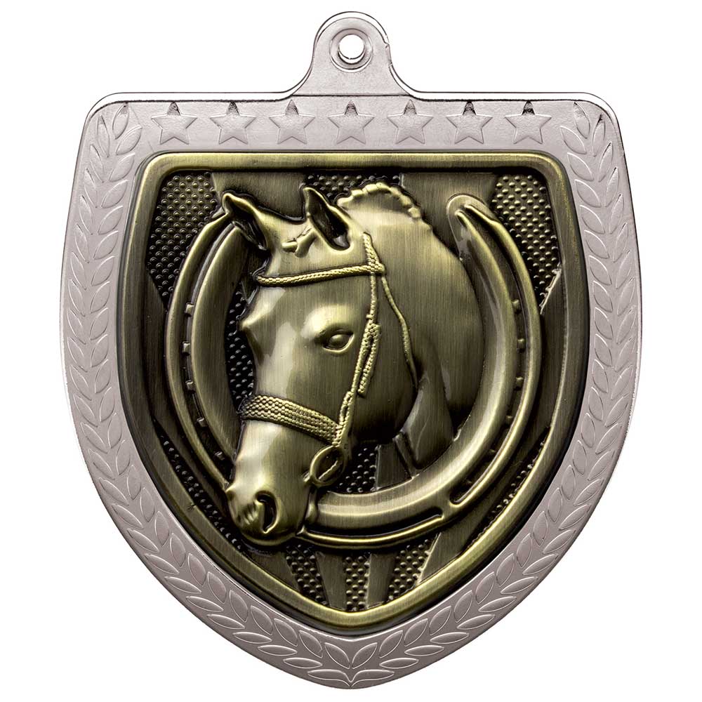 Cobra Equestrian Shield Medal 7.5cm