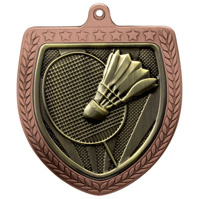 Cobra Badminton Shield Medal 7.5cm