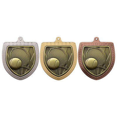 Cobra Tennis Shield Medal 7.5cm