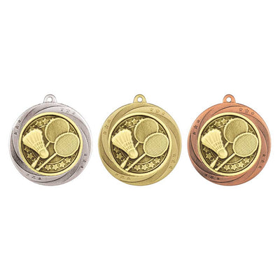 Superstar Badminton Medal 6cm