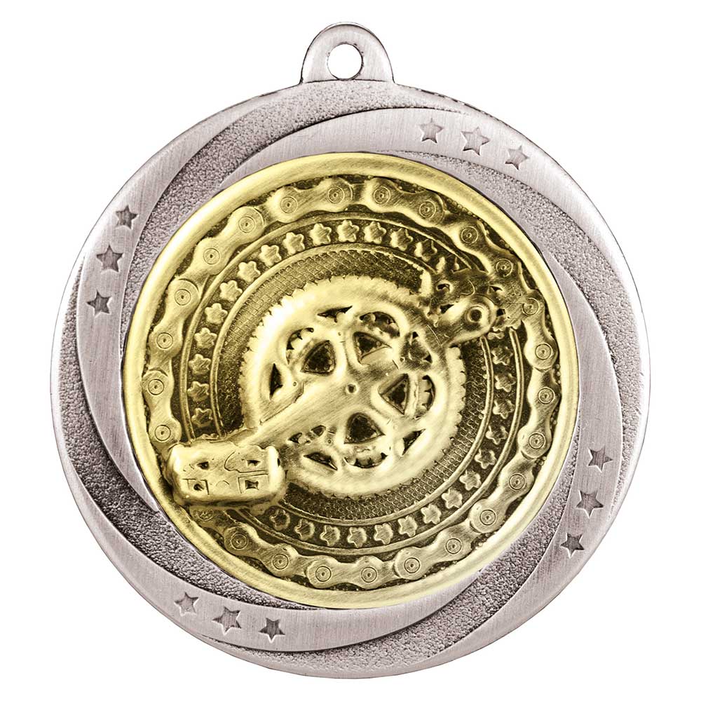 Superstar Cycling Medal 6cm