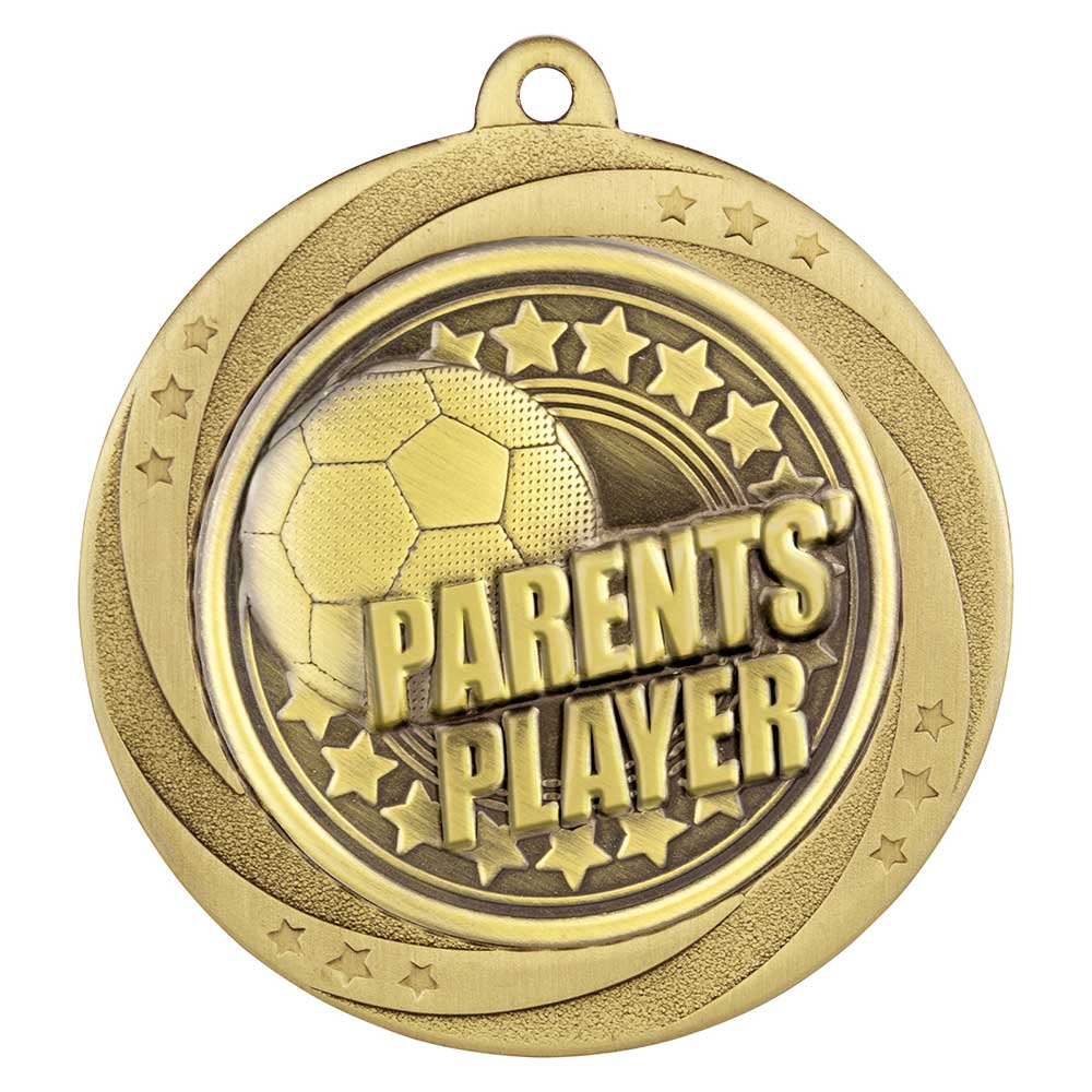 Superstar Parents Player Football Medal 6cm