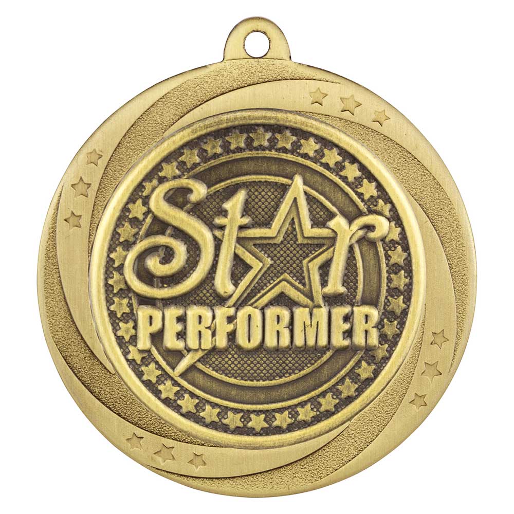 Superstar Star Performer Medal 6cm