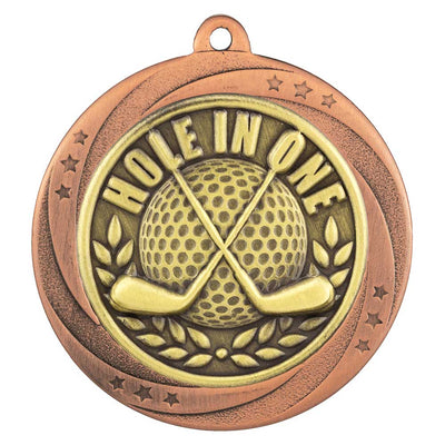 Superstar Hole In One Medal 6cm