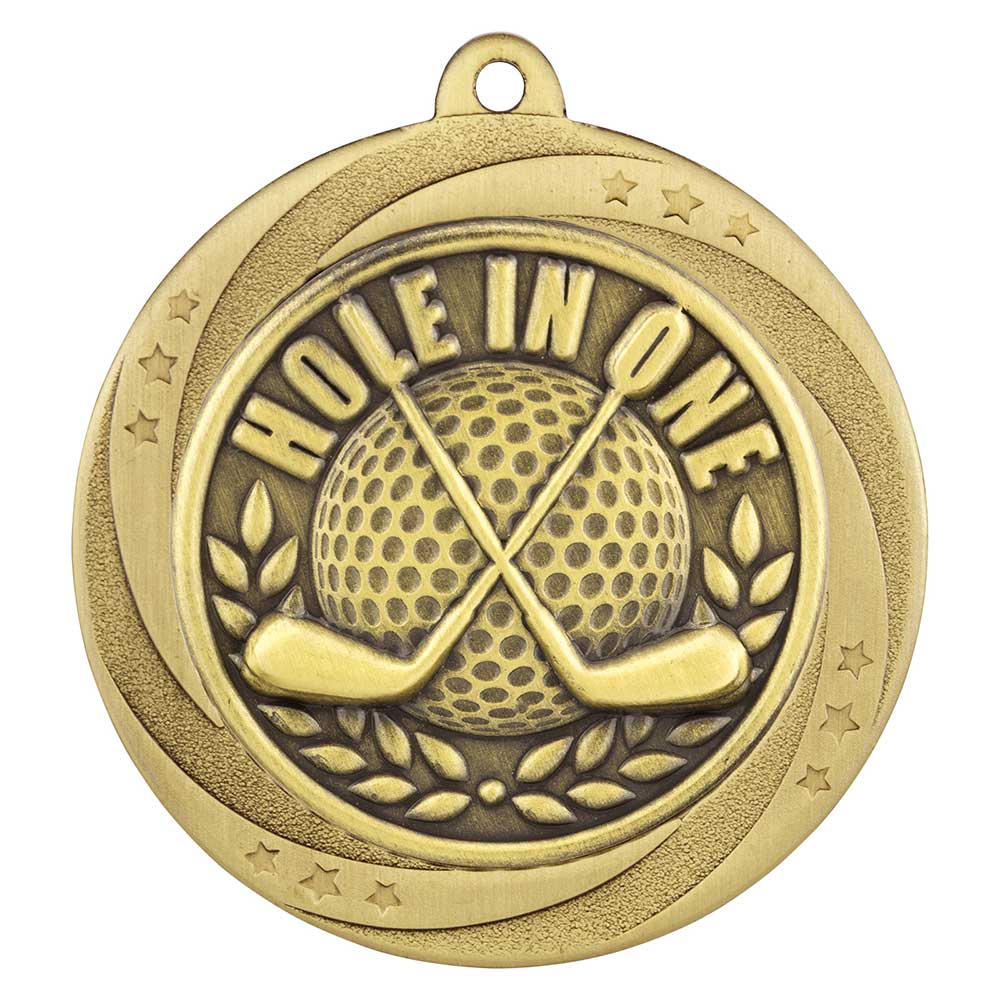 Superstar Hole In One Medal 6cm