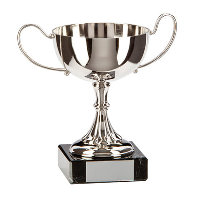 Regency Nickel Plated Cast Metal Trophy Cup