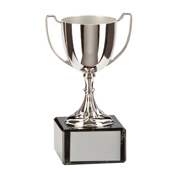 Legend Nickel Plated Cast Metal Trophy Cup