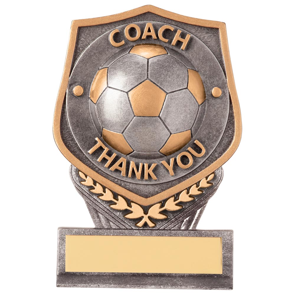 Mini Football Coach Trophy Falcon Thank You Award