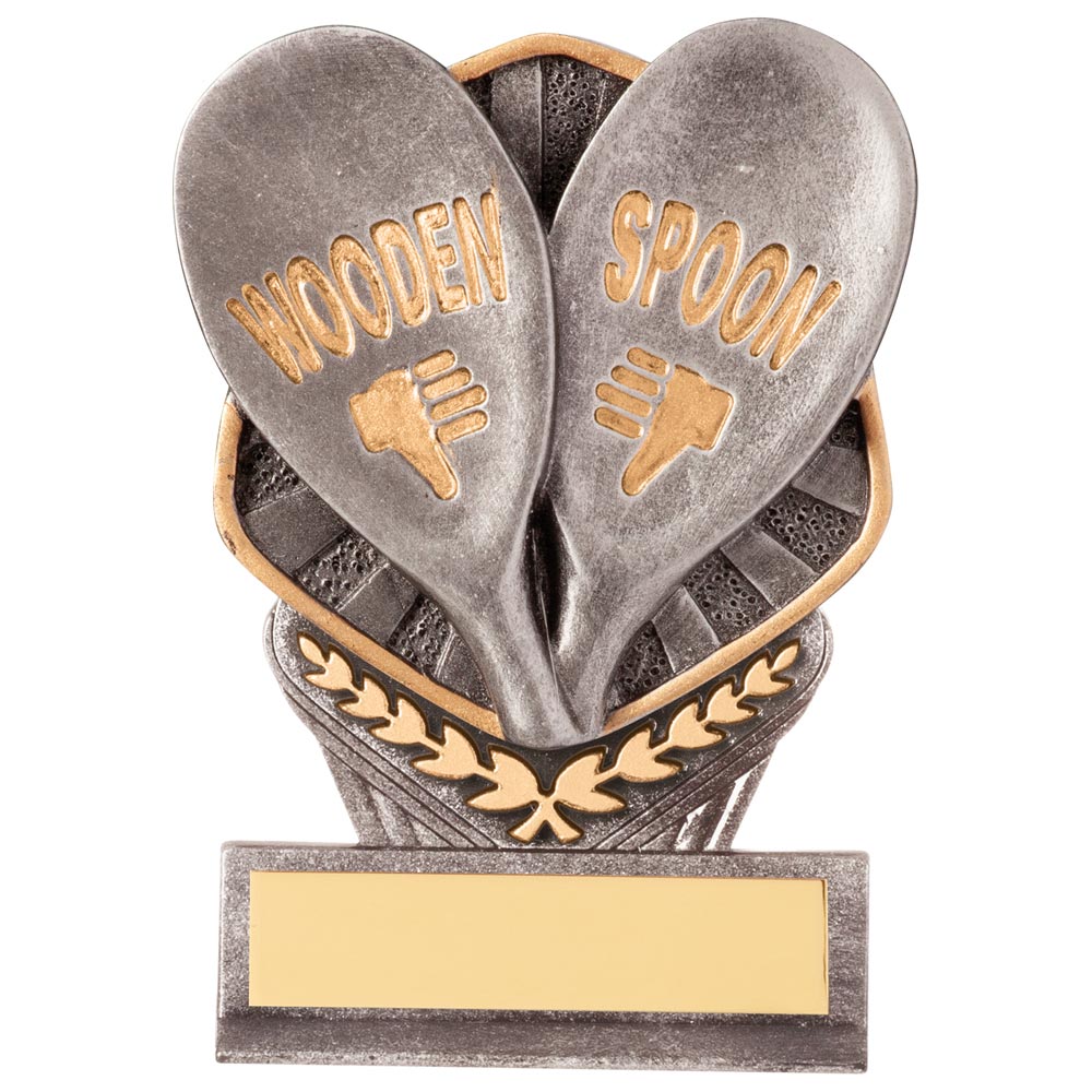 Mini Wooden Spoon Trophy Falcon Award