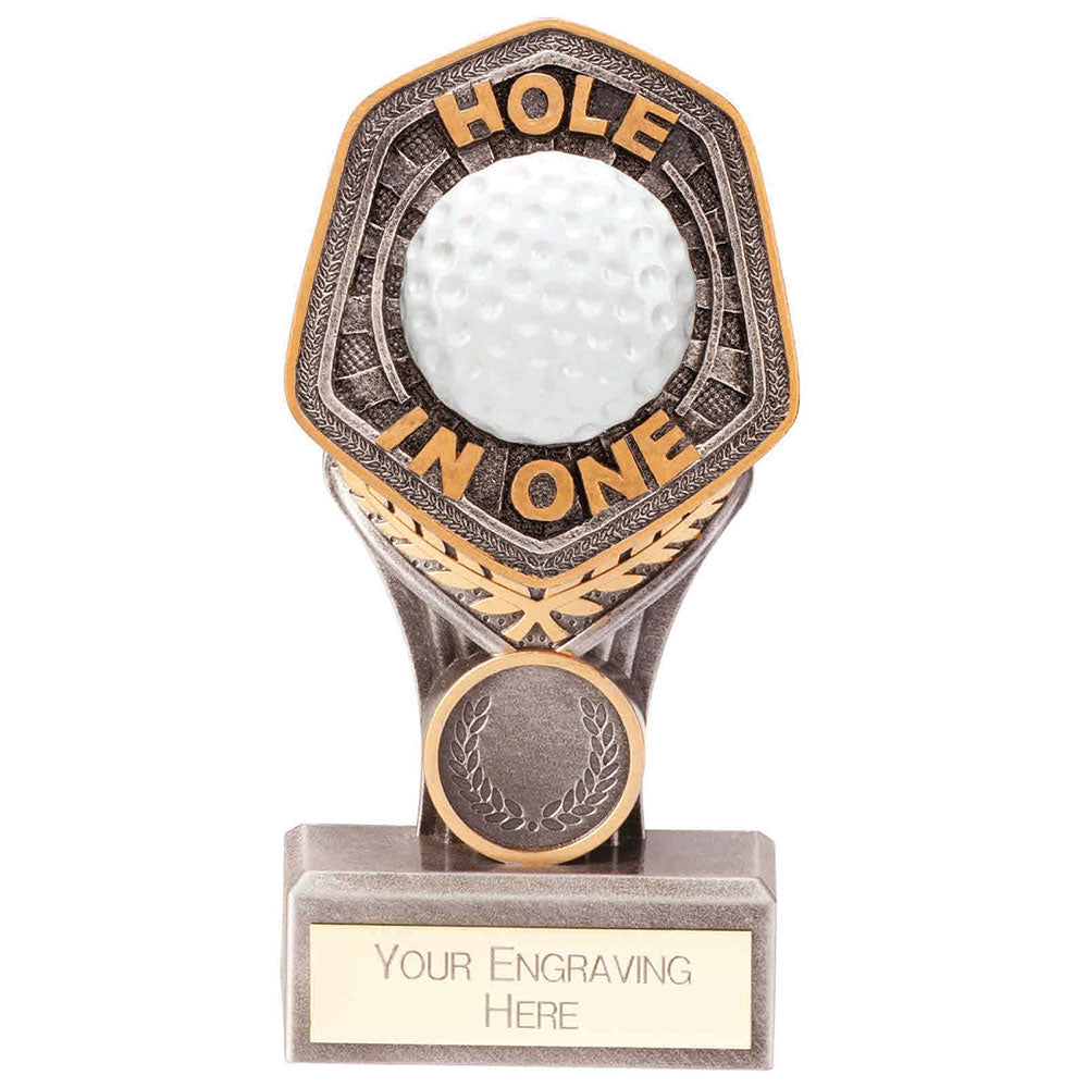 Golf Hole In One Trophy Falcon Award