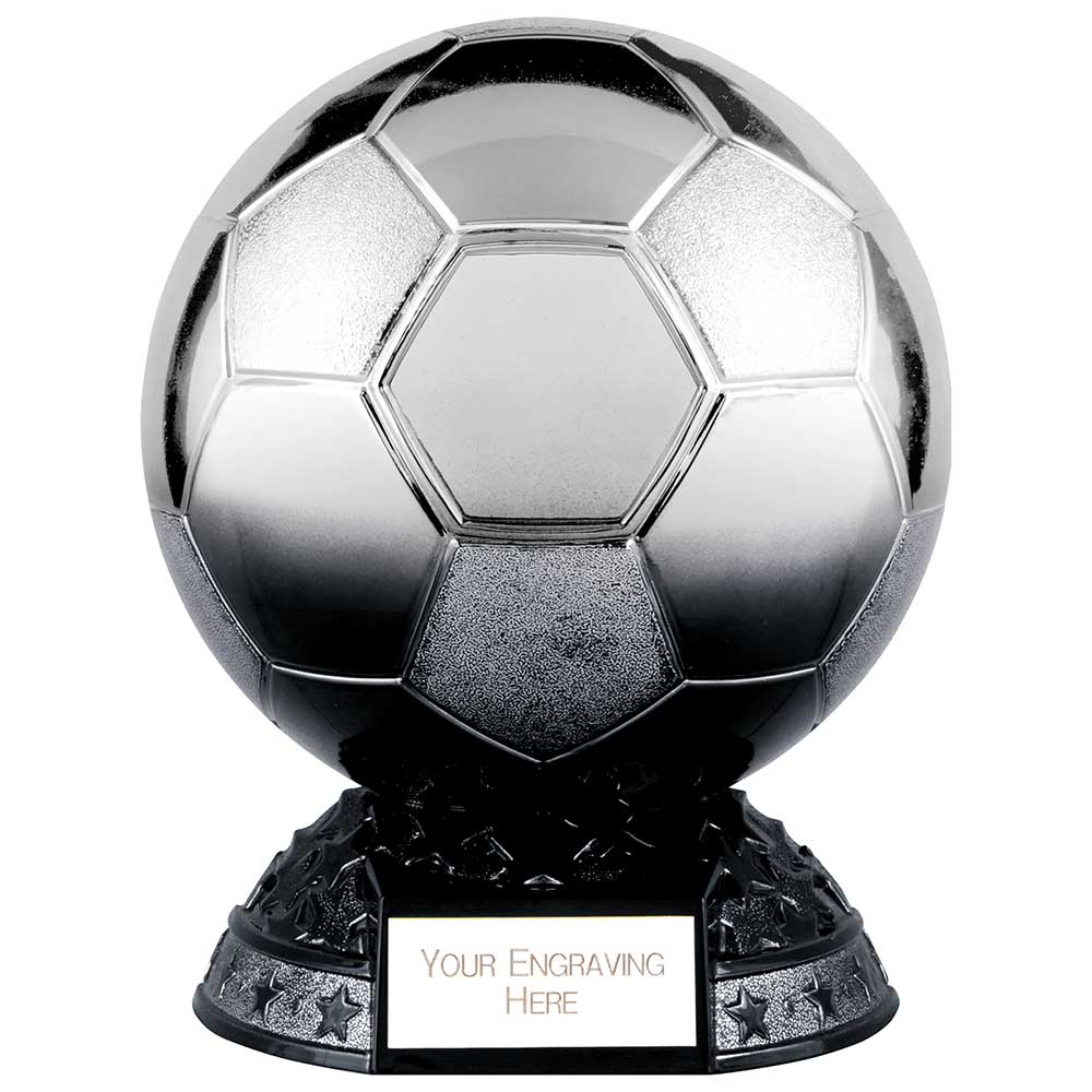 Elite Football Trophy Award With Club Sticker