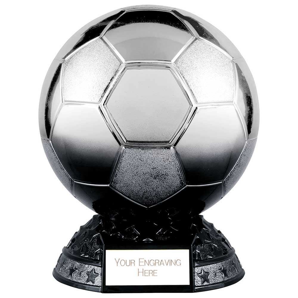 Elite Football Trophy Award With Club Sticker