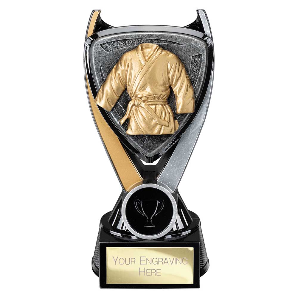 Wolverine Martial Arts Trophy Tower Carbon Black And Gold Fusion