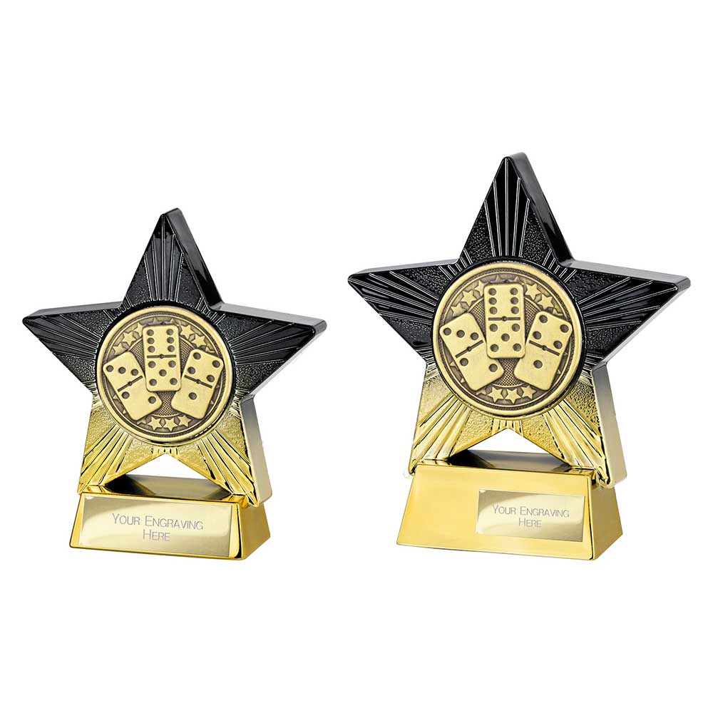 Superstar Dominoes Award Trophy