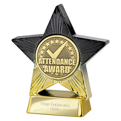 Superstar Attendance Award Trophy