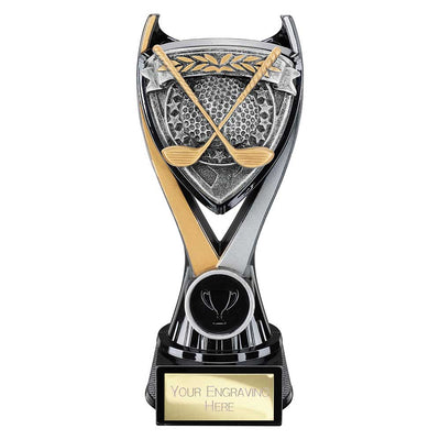 Wolverine Golf Trophy Tower Award Carbon Black And Gold Fusion