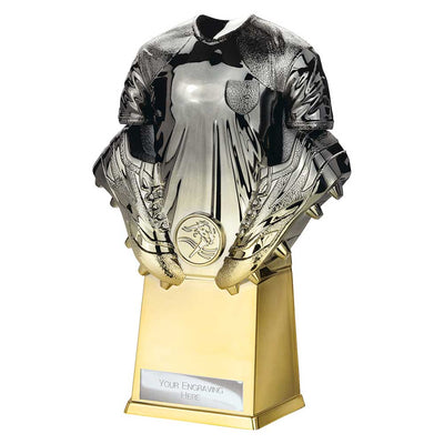 Invincible Football Shirt Trophy Award Heavyweight Gunmetal Gold