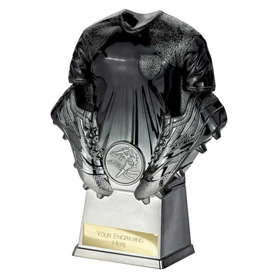 Invincible Football Shirt Trophy Award Heavyweight Black Gold