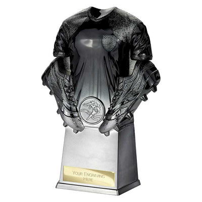 Invincible Football Shirt Trophy Award Heavyweight Black Gold