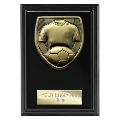 Cobra Football Shirt Ball Keeper Award Plaque Trophy Black