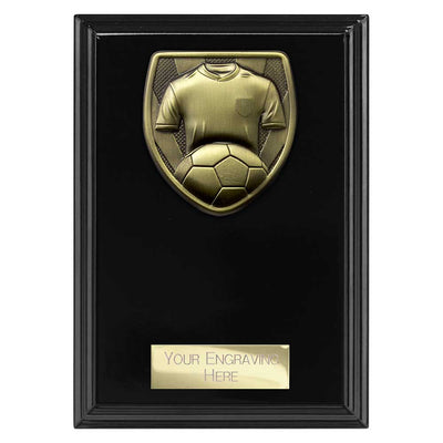 Cobra Football Shirt Ball Keeper Award Plaque Trophy Black