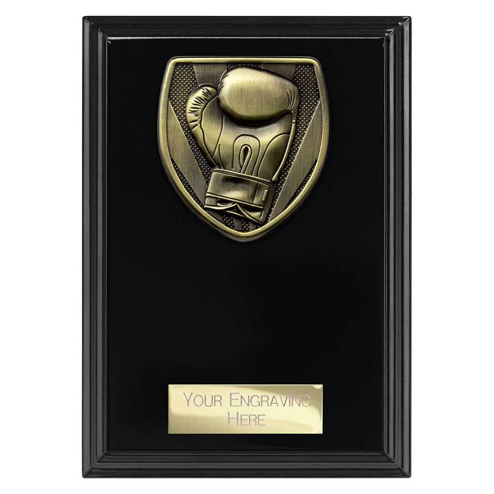 Cobra Boxing Plaque Award Epic Black