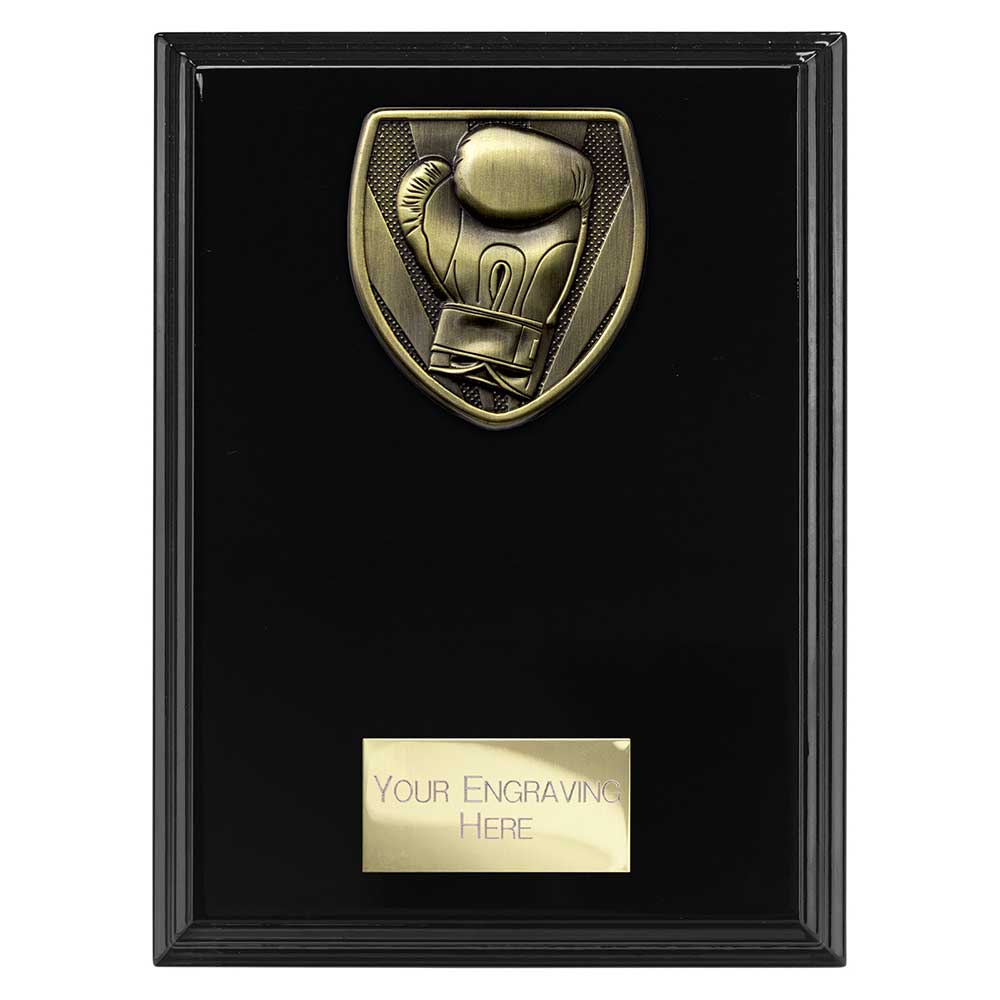 Cobra Boxing Plaque Award Epic Black