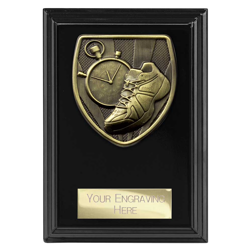 Cobra Running Plaque Award Epic Black