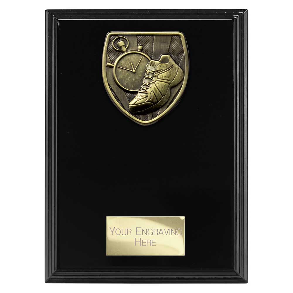 Cobra Running Plaque Award Epic Black